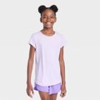 Girls' Gym Fashion Athletic Top - All In Motion Lilac Purple