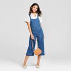 Women's Tie Back Wide Leg Overall - Universal Thread Medium Wash