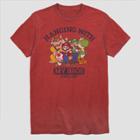 Boys' Super Mario My Bros Short Sleeve T-shirt - Red