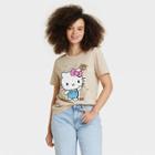 Women's Hello Kitty Short Sleeve Graphic T-shirt - Brown