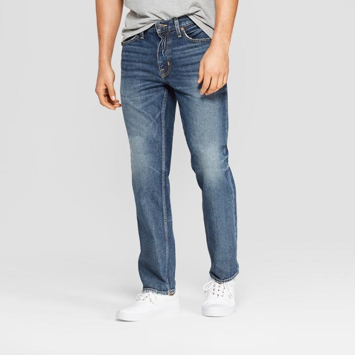 Target Men's Straight Fit Jeans - Goodfellow & Co Medium Vintage Wash