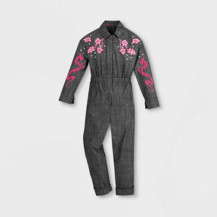 Girls' Disney Mulan Jumpsuit - Gray 3 - Disney