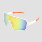 All In Motion Men's Square Sunglasses With Mirrored Lenses - All In