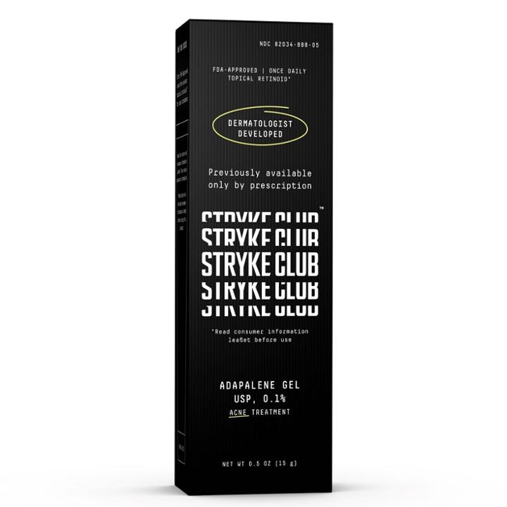 Stryke Club Knockout Adapalene Blemish And Acne Treatment Gel