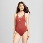 Sunn Lab Swim Sunn Lab Women's Strappy One Piece Swimsuit - Amber