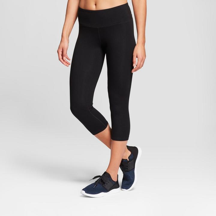 Women's Cotton Mid-rise Capri Leggings 20 - C9 Champion Black