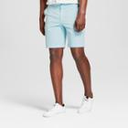 Men's 9 Linden Flat Front Shorts - Goodfellow & Co Feather Aqua