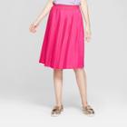 Women's Pleated Skirt - A New Day Pink