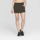 Women's Woven Mid-rise Shorts - C9 Champion Dark Green