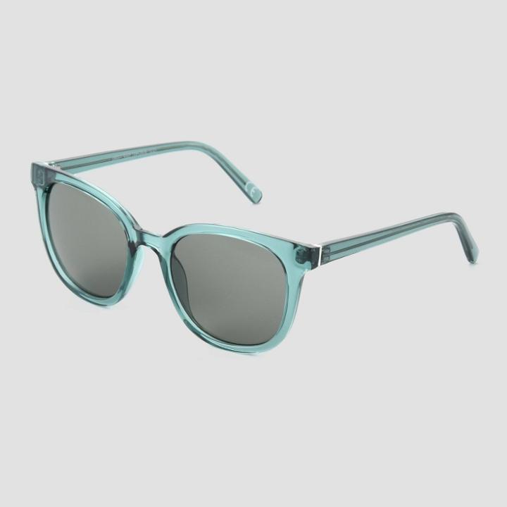 Women's Crystal Square Sunglasses - Universal Thread Green