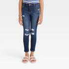 Girls' High-rise Skinny Jeans - Art Class Dark Wash