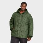 Men's Big & Tall Cold Weather Jacket - All In Motion Olive Green 2xb, Green Green