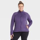 Women's Plus Size Zip-front Jacket - All In Motion Power Purple