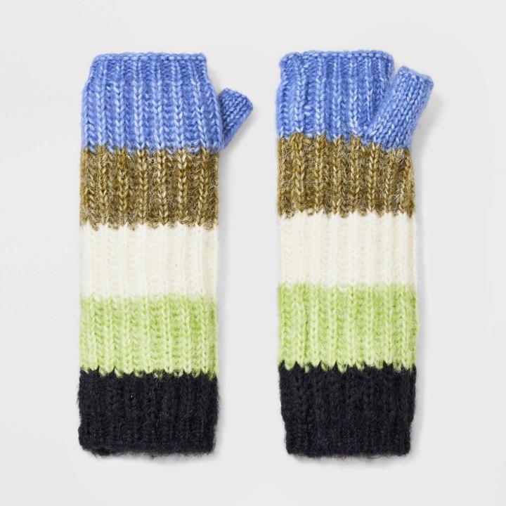 Women's Fingerless Gloves - Wild Fable Blue