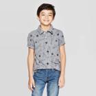 Boys' Short Sleeve Polo Shirt - Cat & Jack Charcoal