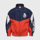 Olympics Girls' United States Olympic Team Windbreaker Jacket - Xs, Blue/red/white