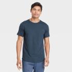 Men's Short Sleeve Soft Stretch T-shirt - All In Motion Navy