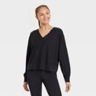 Women's Waffle Long Sleeve Top - Joylab Black