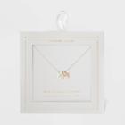Distributed By Target Sterling Silver Triple Cross Tri Tone Necklace -