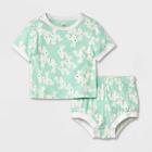 Baby Bunny Short Sleeve Top & Shorts Set - Cat & Jack Blue Newborn