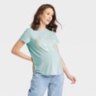 Short Sleeve Mama Graphic Maternity T-shirt - Isabel Maternity By Ingrid & Isabel Blue