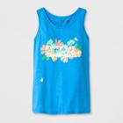Girls' Fresh Start Graphic Tank Top - Cat & Jack Blue