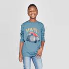 Boys' Long Sleeve Graphic T-shirt - Cat & Jack Blue
