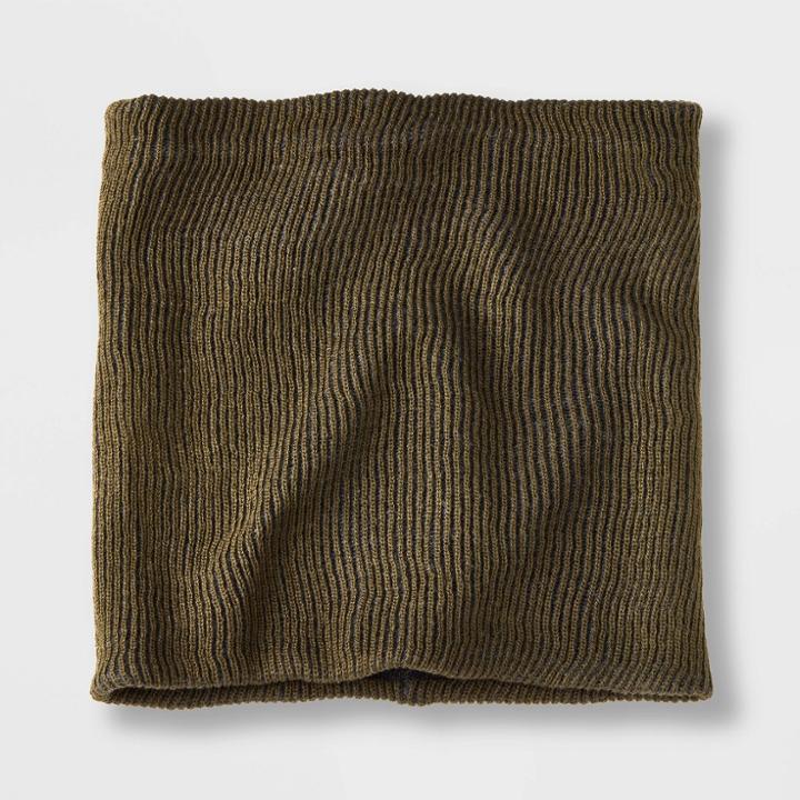 Men's Plaited Rib Knit Gaiter - Goodfellow & Co Green