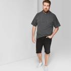 Men's Big & Tall 11.5 Mid-rise Jean Shorts - Original Use Black