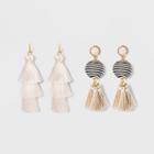 Sugarfix By Baublebar Whimsical Drop Earring Gift Set - Blush, Girl's