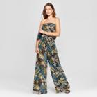 Women's Floral Print Jumpsuit - Chiasso -