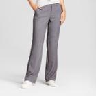 Women's Flare Bi-stretch Twill Pants - A New Day Gray 0s,