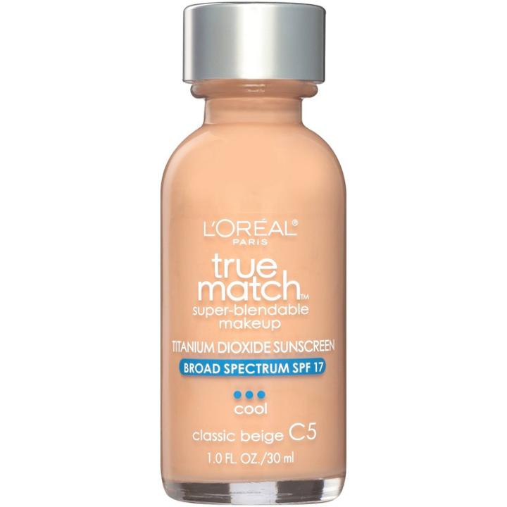 L'oreal Paris True Match Super-blendable Foundation Makeup With Spf 17 - C5 Classic Beige