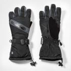 Boys' Solid With Zipper Pocket Gloves - C9 Champion Black 4-7, Boy's, Black Gray