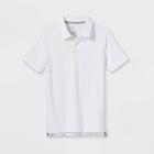 Boys' Golf Polo T-shirt - All In Motion White