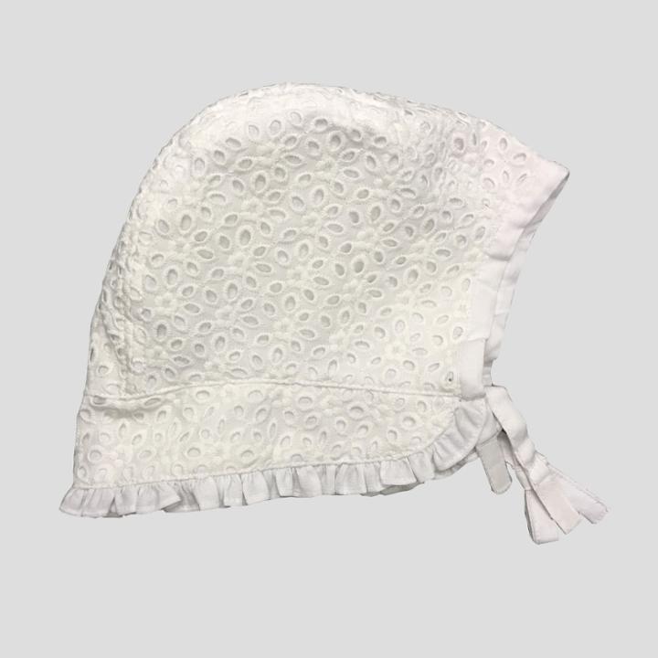 Baby Girls' Eyelet Bonnet - Cat & Jack White