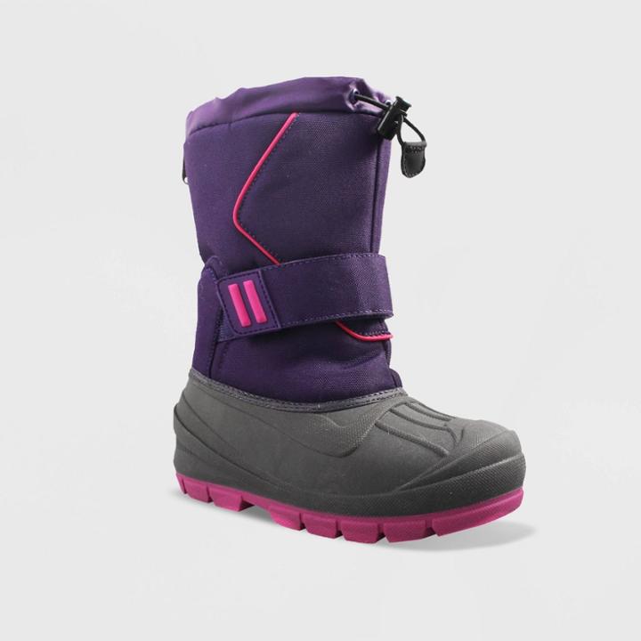 Girls' Cordie Winter Boots - Cat & Jack Purple