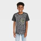 Boys' Halloween Short Sleeve Graphic T-shirt - Cat & Jack Gray/white