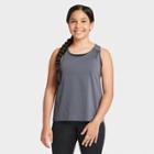 Girls' Double Layer Tank Top - All In Motion Gray
