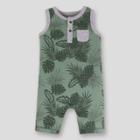 Lamaze Baby Boys' Leaves Sleeveless Organic Cotton Romper - Green 3m, Boy's,