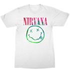Merch Traffic Women's Nirvana Logo Short Sleeve Graphic T-shirt - White