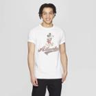 Disney Men's Mickey Mouse Short Sleeve Crew Neck Graphic T-shirt - Awake White