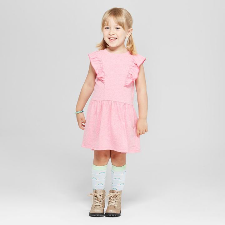 Toddler Girls' A-line Dress - Cat & Jack Paradise Pink