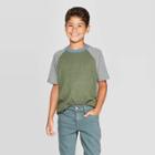 Petiteboys' Short Sleeve T-shirt - Cat & Jack Green M, Boy's,