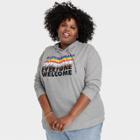 No Brand Pride Adult Plus Size Everyone Hoodie - Gray