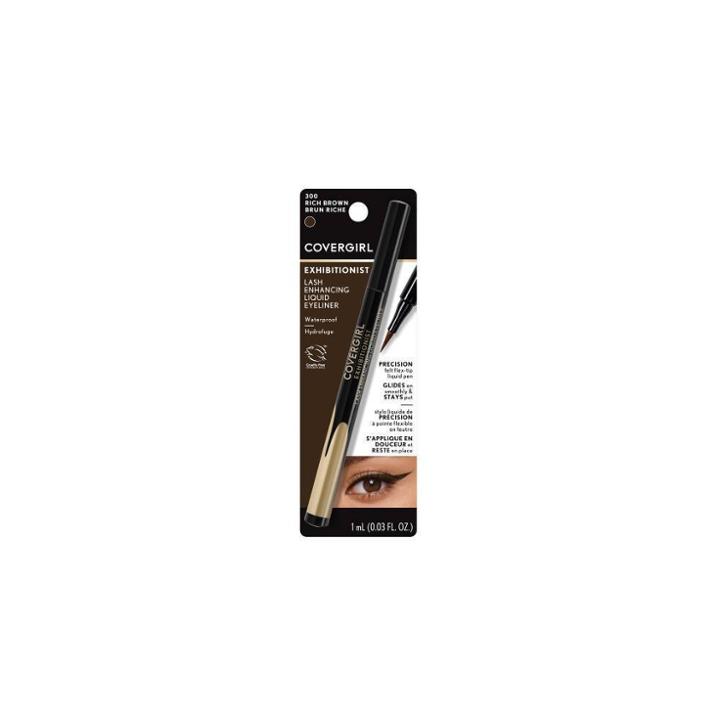 Covergirl Exhibitionist Lash Enhancing Liquid Eyeliner - 300 Rich Brown