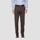 Haggar H26 - Men's Performance Straight Fit Pants Chocolate (brown)