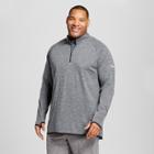 Men's Big & Tall Run 1/4 Zip Layer Pullover - C9 Champion Railroad Gray