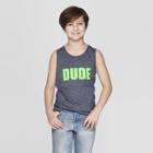 Boys' Dude Graphic Tank Top - Cat & Jack Navy