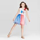 Girls' Jojo Siwa Americana Dress - White/red